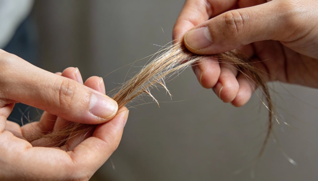 A expressão cabelo sem vida reúne um conjunto de sinais visíveis e táteis