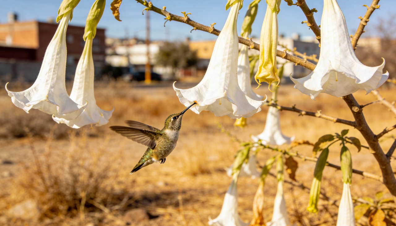 A floração do cazahuate acontece justamente quando a natureza parece mais adormecida