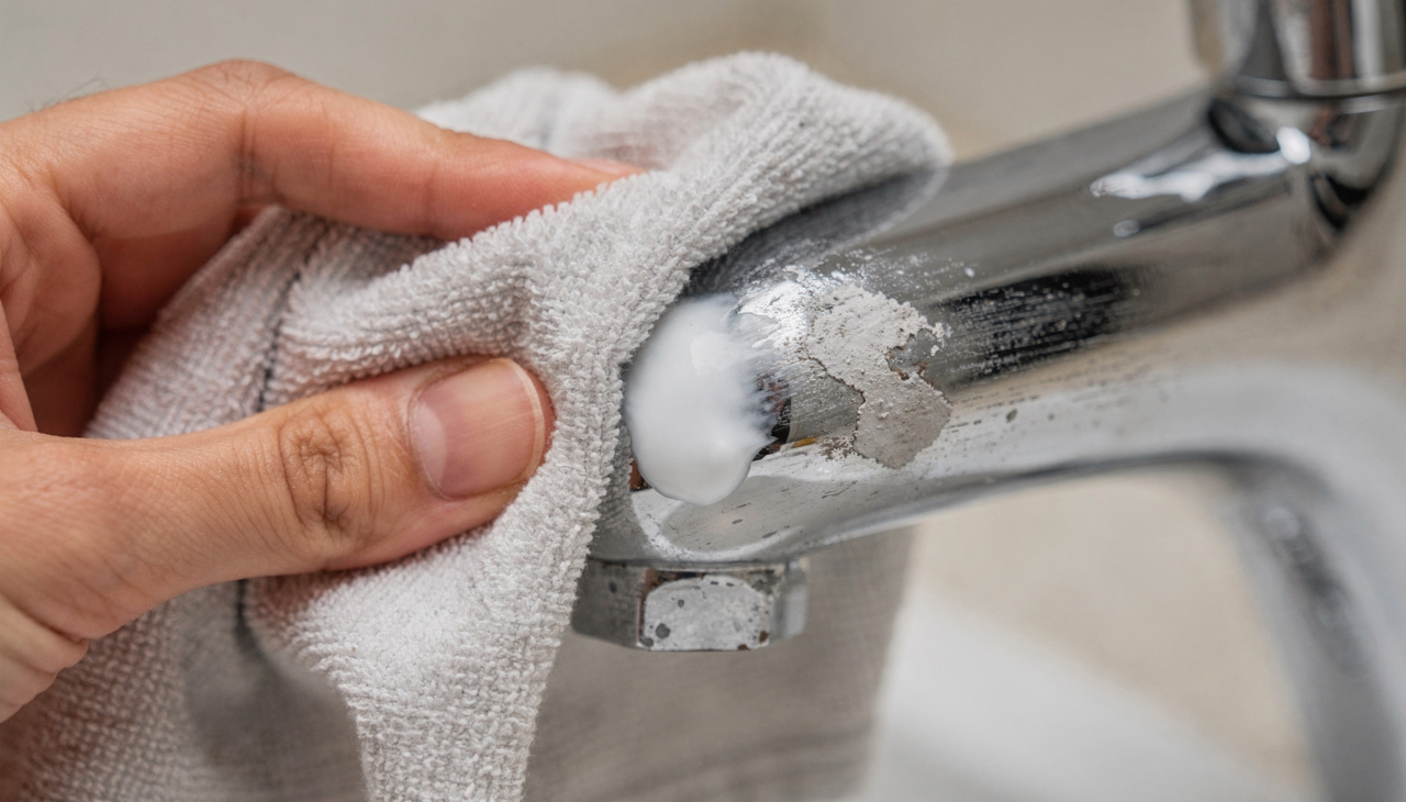 O creme dental branco funciona como um polidor suave graças aos minerais presentes em sua composição básica