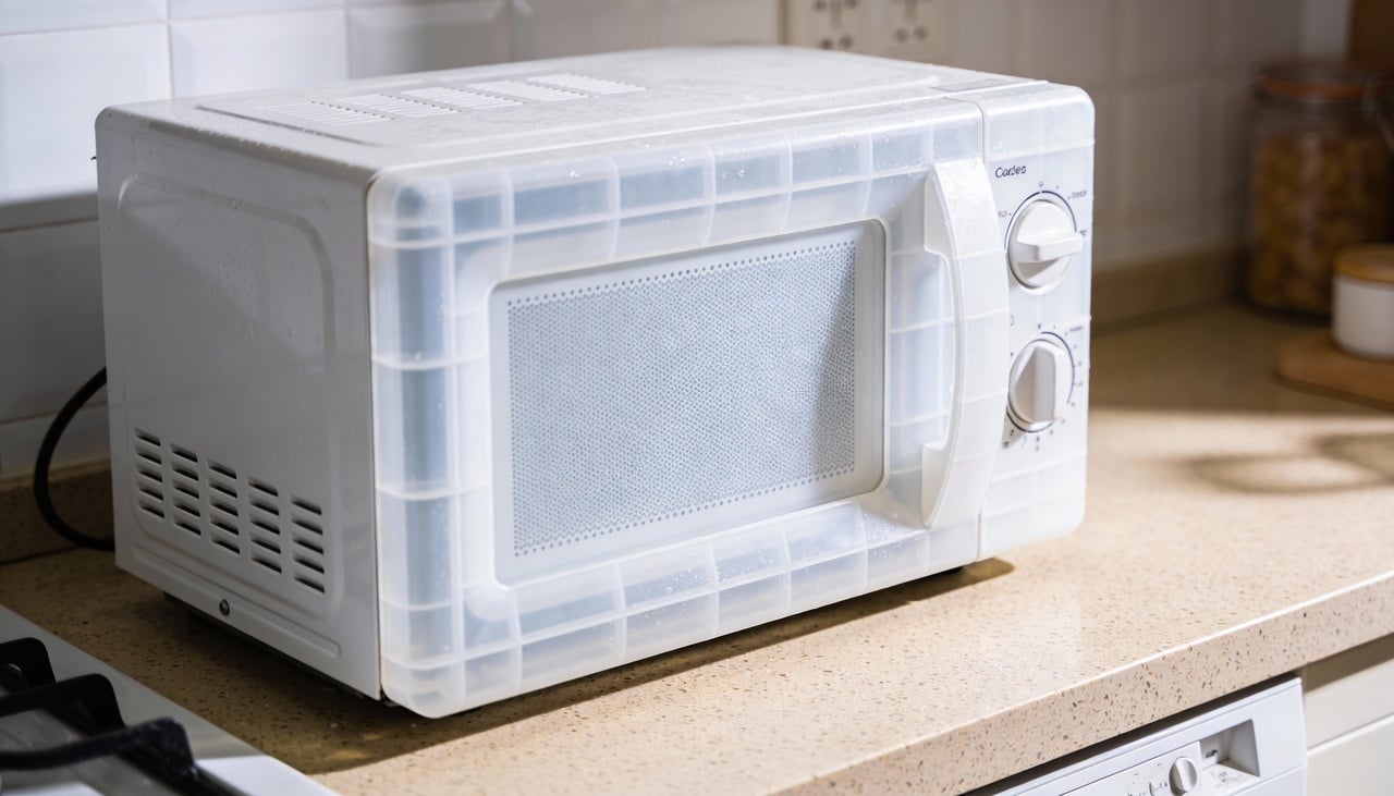 O contato constante com a luz solar e o calor excessivo da cozinha altera as moléculas do plástico ao longo do tempo