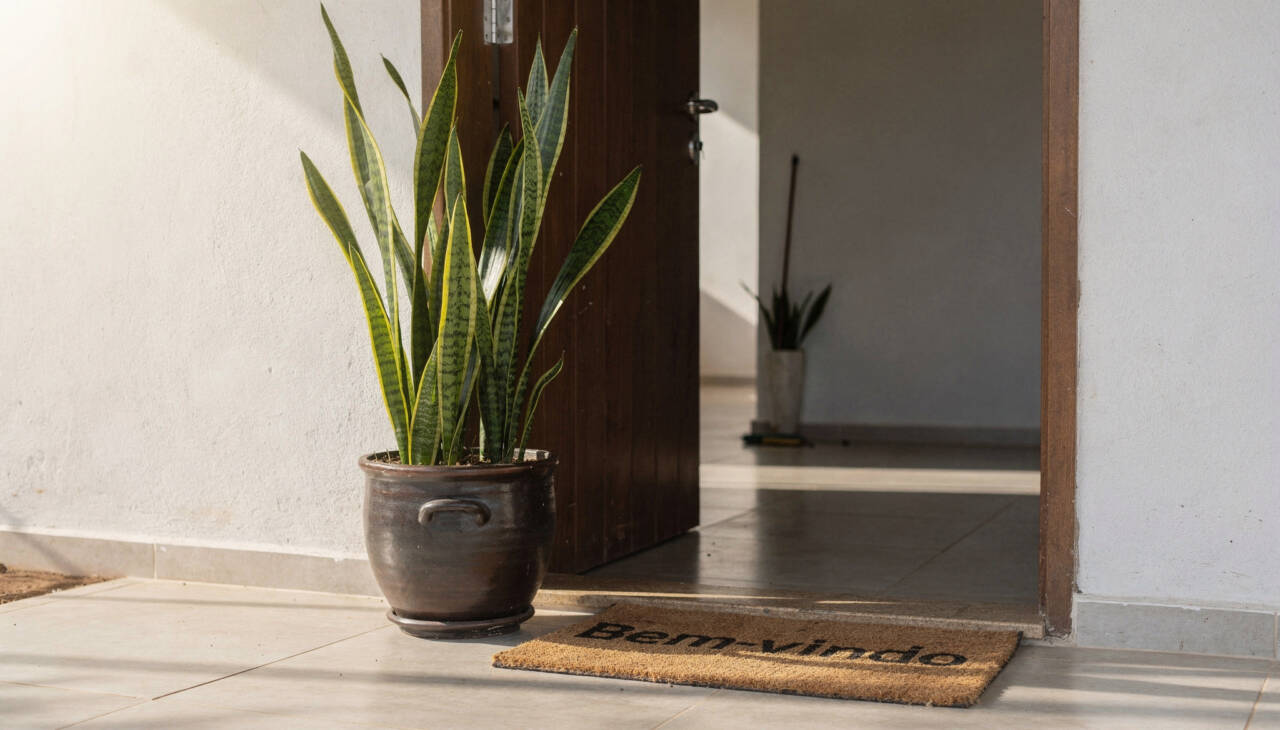 No simbolismo popular, acredita-se que a energia que chega até a residência é “filtrada” pela planta