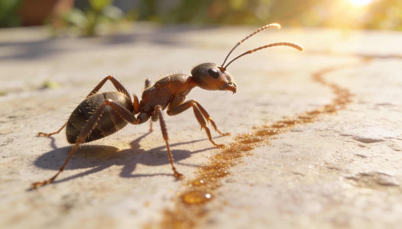 As formigas operárias demonstram uma capacidade incrível de orientação espacial ao buscar alimento para o grupo