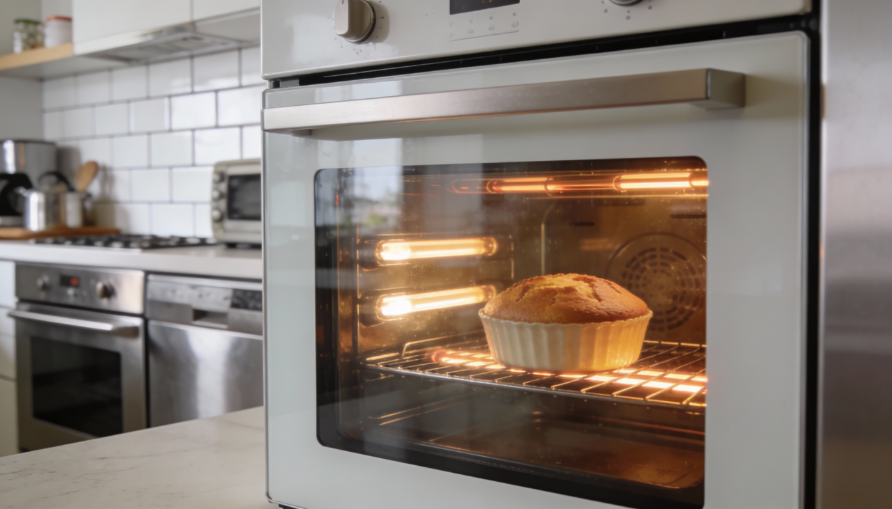 O forno elétrico utiliza resistências na parte superior, inferior ou em ambas para gerar calor, o que torna o aquecimento inicial mais lento