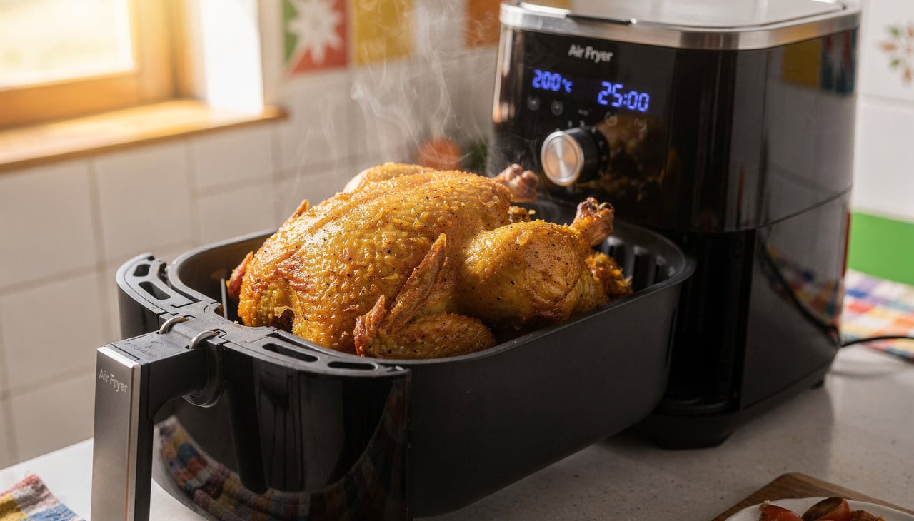 Cada parte do frango possui uma densidade diferente e exige um tempo específico para não passar do ponto e perder o suco natural