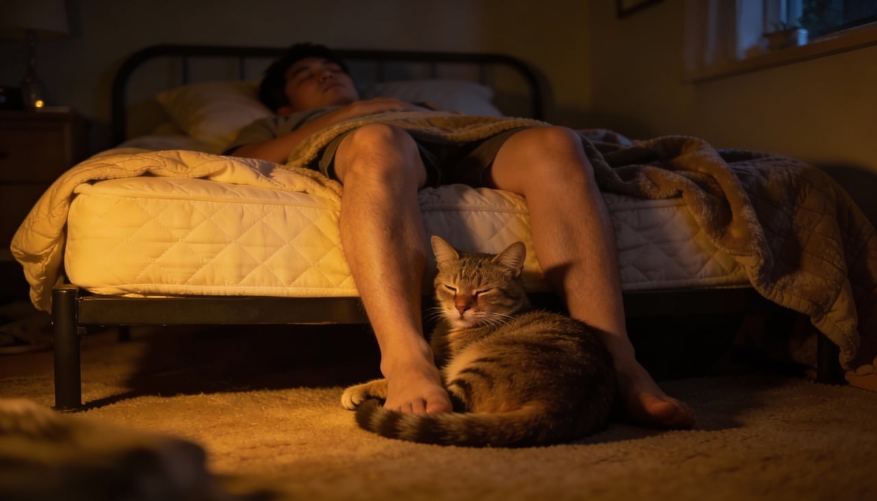 A escolha de dormir perto de uma pessoa está ligada principalmente à sensação de segurança