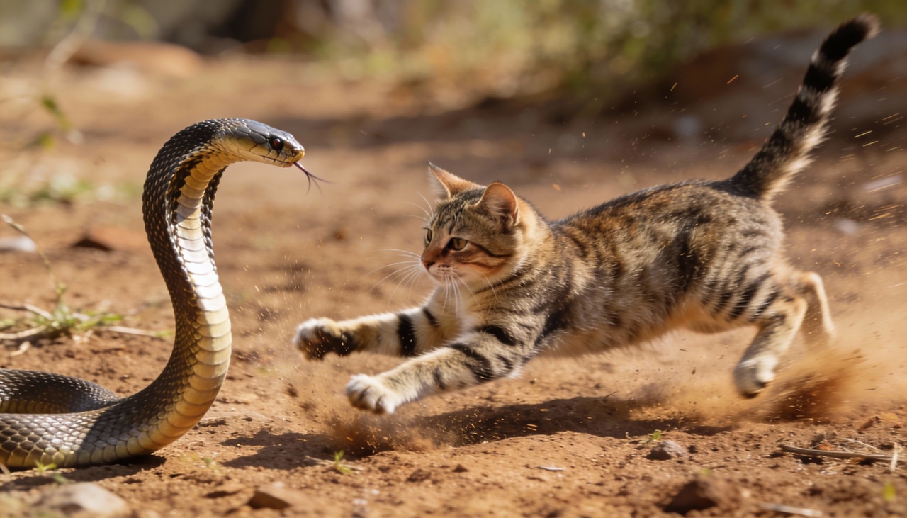As serpentes utilizam uma técnica de projeção muscular que libera energia acumulada como uma mola sob pressão constante durante o momento da caça
