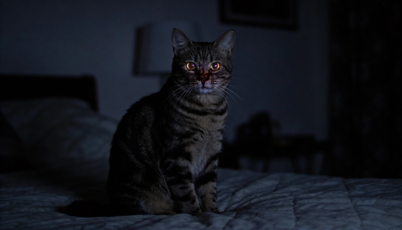 Nesse sentido, o gato não está apenas olhando para você, mas sim monitorando o ambiente para garantir que tudo esteja sob controle