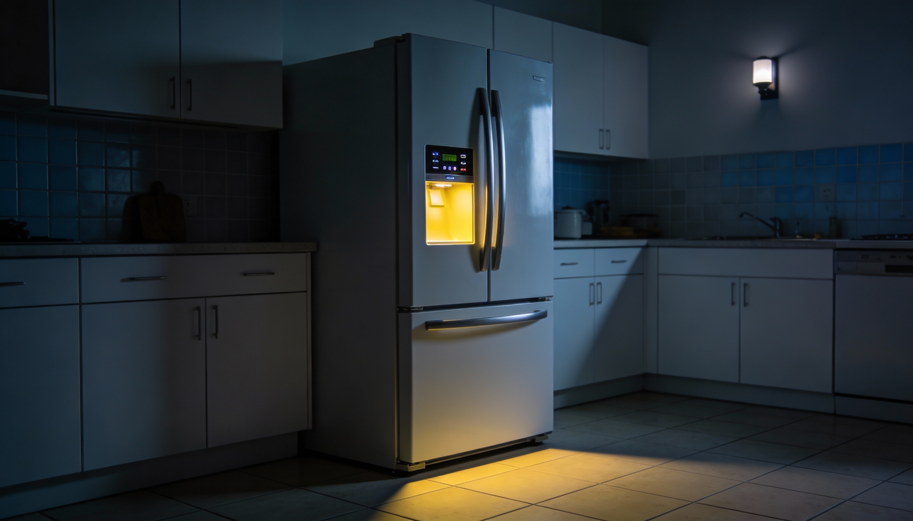 A principal razão para a geladeira parecer mais barulhenta à noite está ligada ao silêncio do ambiente