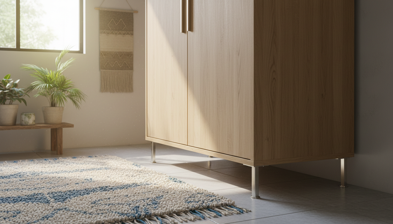 Em ambientes úmidos, o piso costuma concentrar a maior parte da água que entra por infiltração, condensação ou limpeza diária