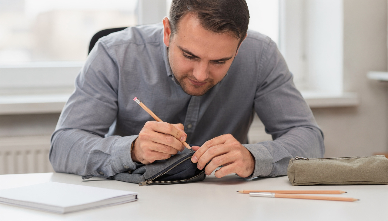 O grafite presente no lápis comum atua como um lubrificante seco de alta eficiência para superfícies metálicas ou plásticas
