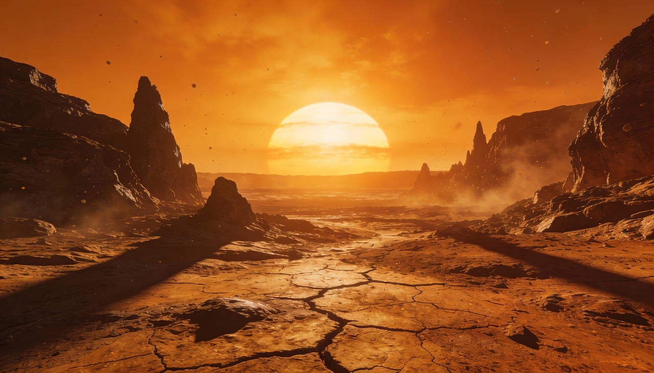 Vênus realiza um movimento de rotação retrógrada, o que significa que ele gira no sentido horário quando observado do polo norte