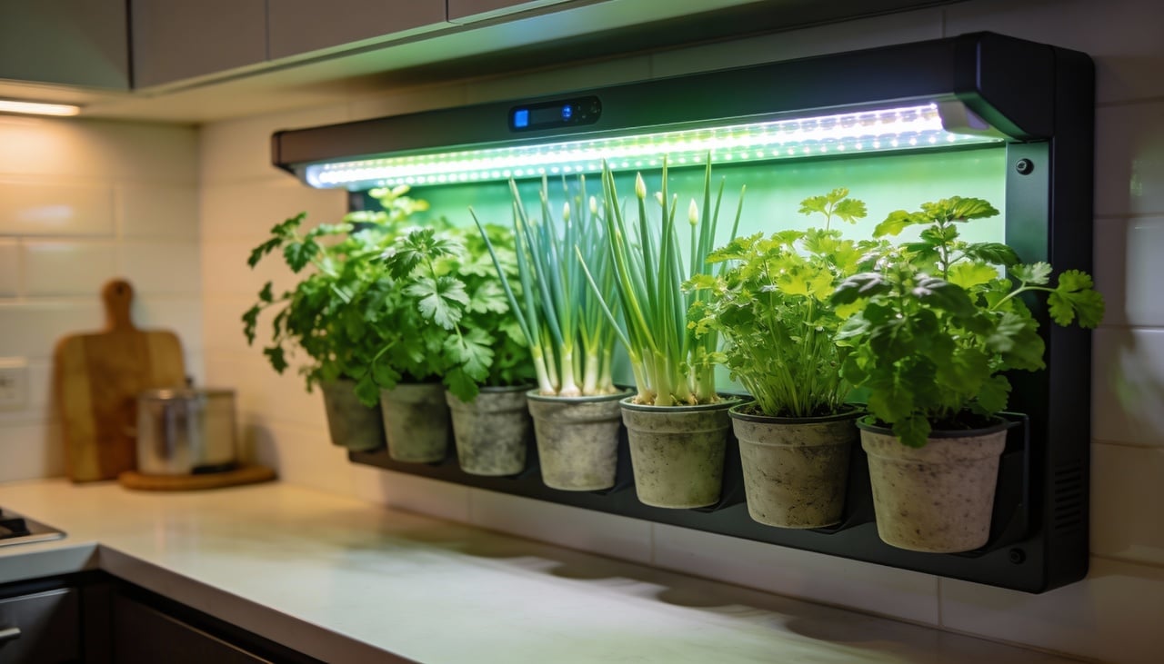 O valor final da horta inteligente depende do espaço disponível, da escolha dos temperos frescos, do tipo de insumo e do nível de automação desejado
