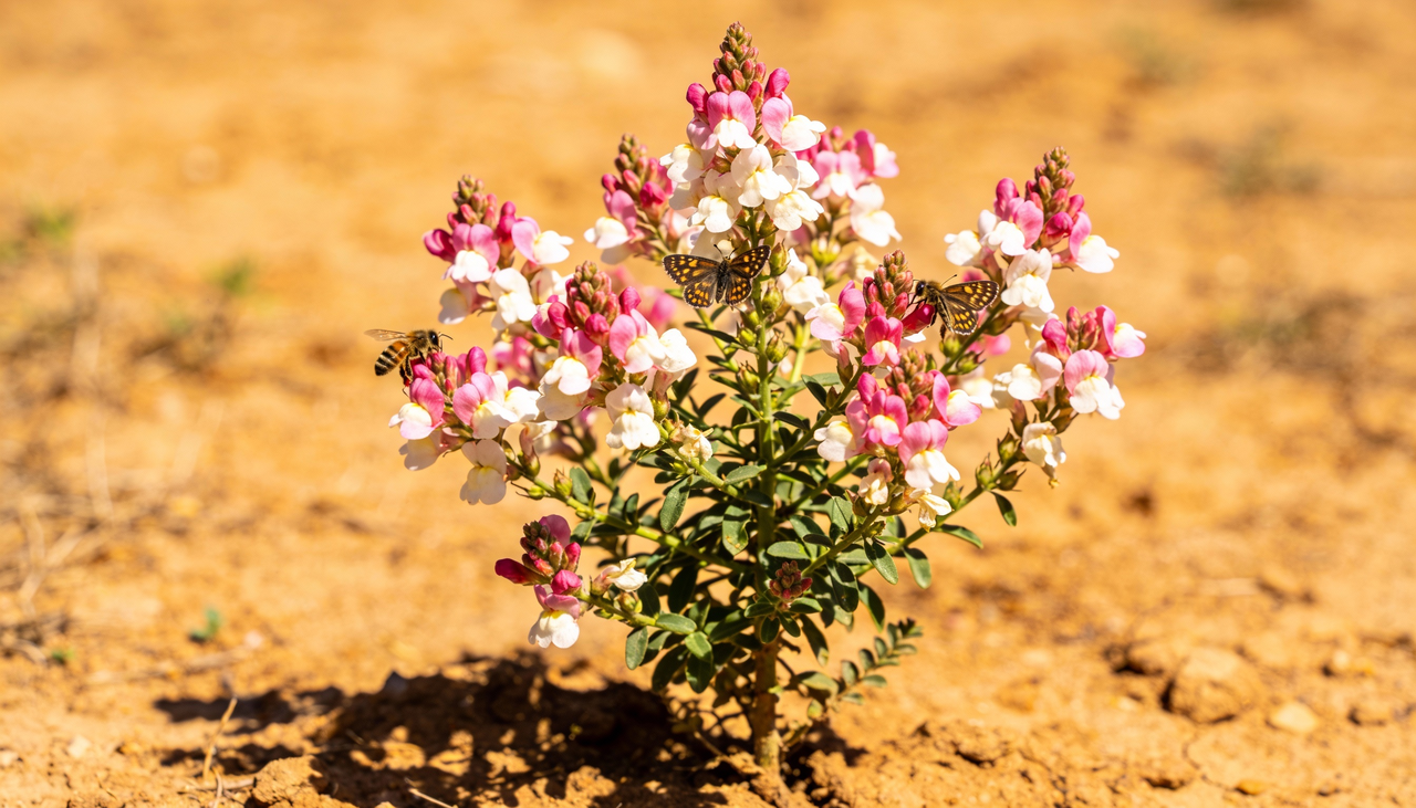 A resedá combina resistência extrema com floração praticamente ininterrupta ao longo de todos os meses do ano