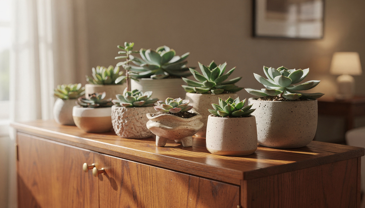 O custo médio de um jardim de suculentas pode ser dividido em faixas, de acordo com o tamanho do projeto e o padrão dos vasos