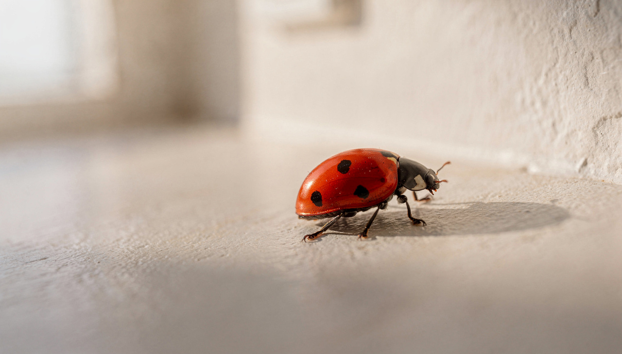 Em linhas espiritualistas, a joaninha pode ser vista como um lembrete de atenção ao autocuidado, à rotina e às relações familiares