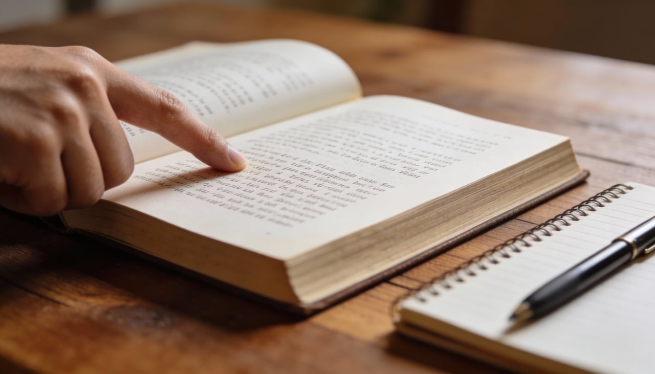 A bibliomancia consiste na prática de buscar orientação espiritual ou psicológica através da abertura aleatória de um livro