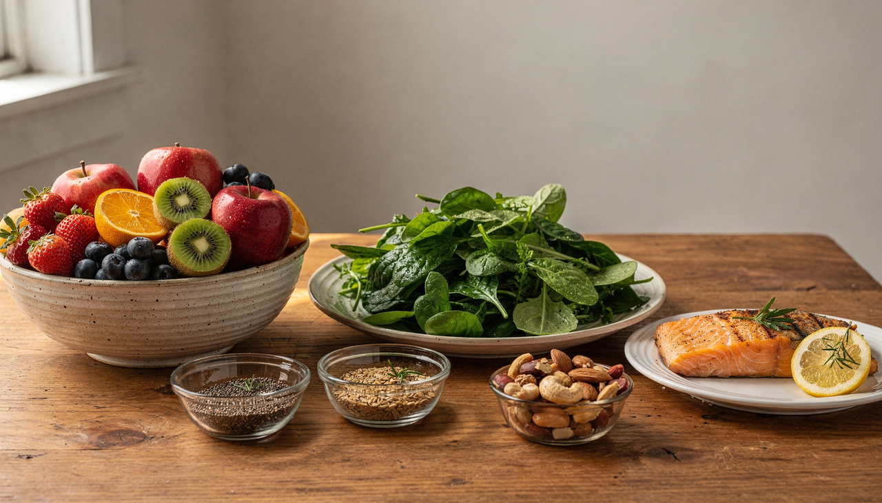 Por outro lado, alguns alimentos atuam como aliados, ajudando a modular a inflamação e o funcionamento das glândulas sebáceas