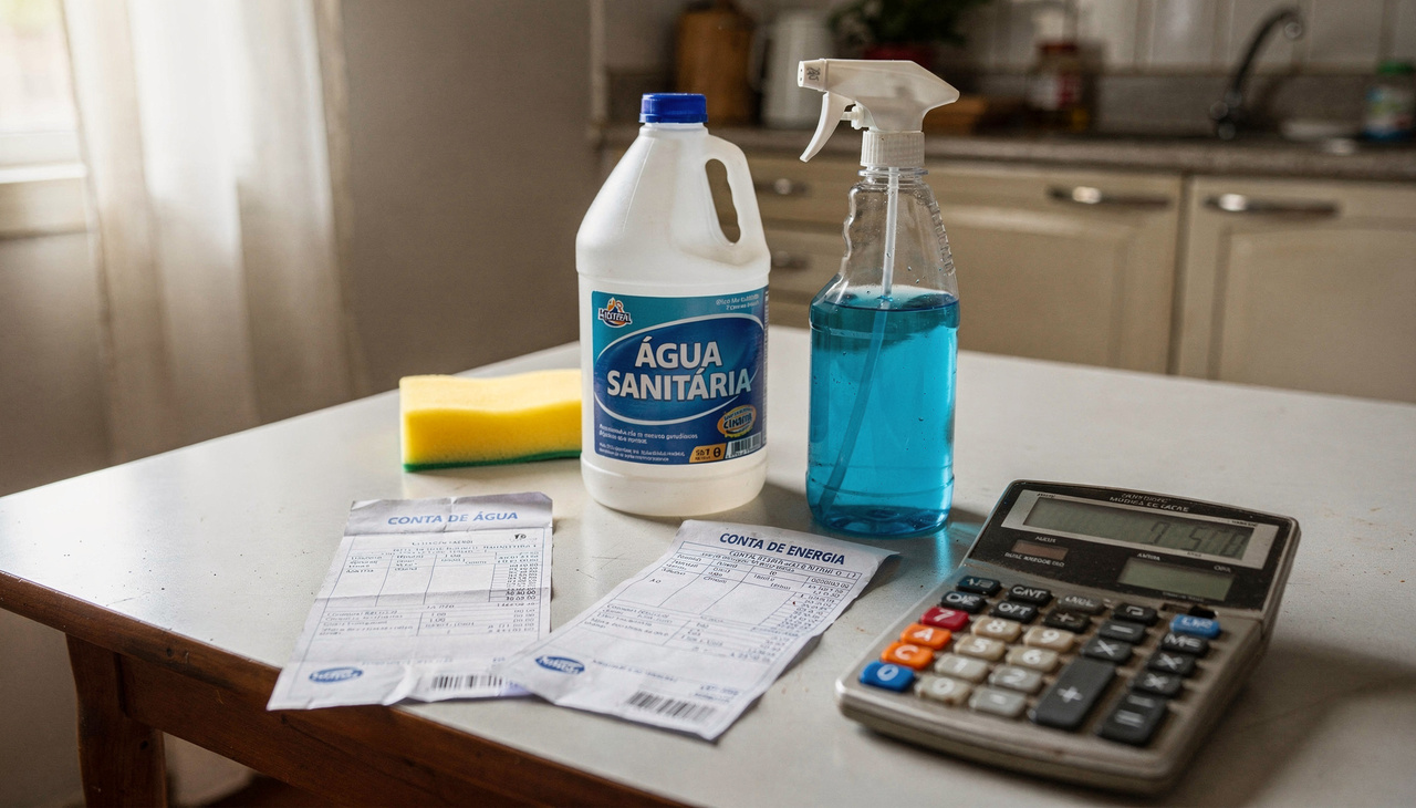 Lavar chão, louça, roupa e banheiro consome bastante água, somando facilmente uns 3 a 5 mil litros por mês só nas tarefas de limpeza