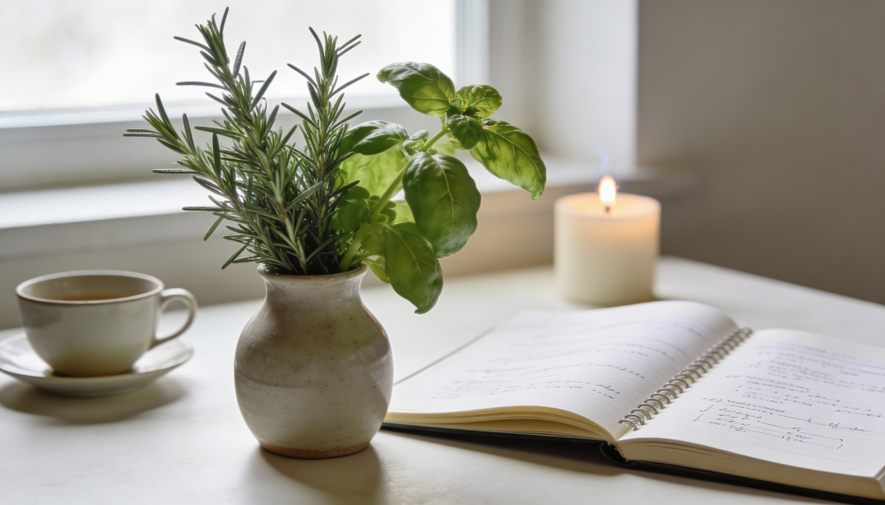 Um ritual com plantas para clareza em decisões profissionais é um conjunto de ações simbólicas com ervas específicas