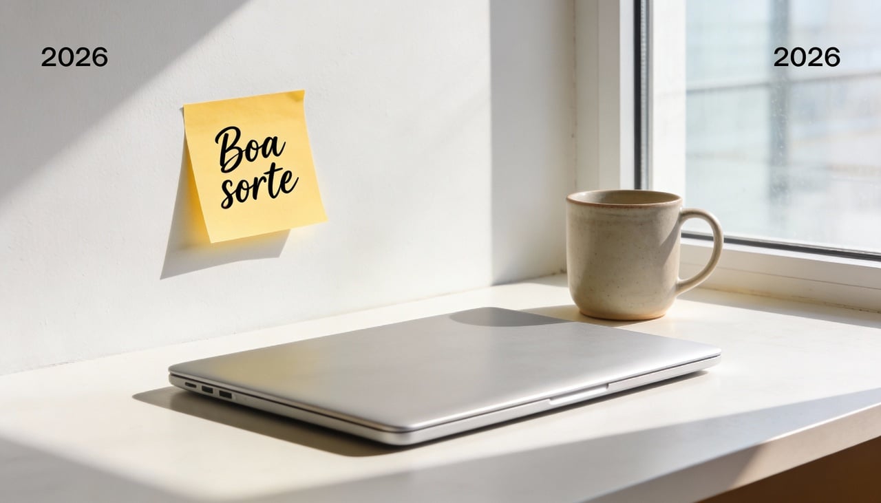 Pequenos lembretes de boa sorte são frases curtas que funcionam como âncoras mentais