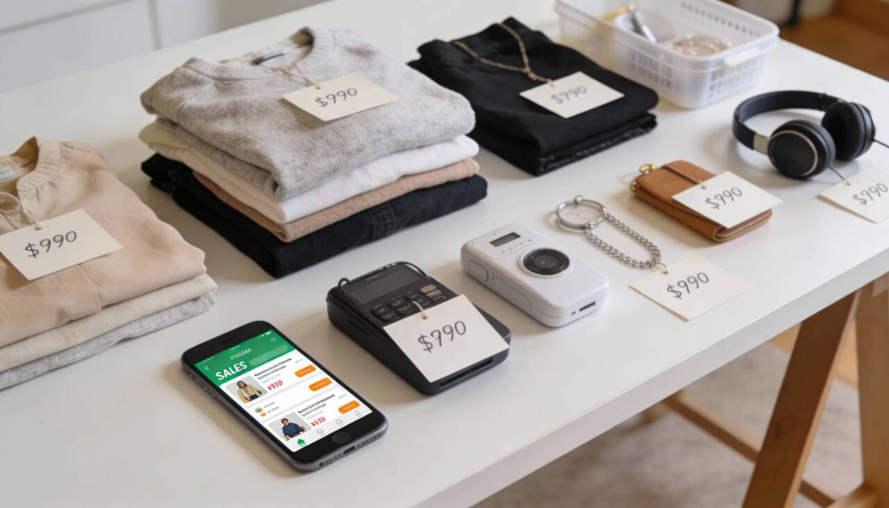 Antes de começar as vendas, você deve selecionar criteriosamente todos os objetos que não utiliza mais há pelo menos seis meses de uso constante