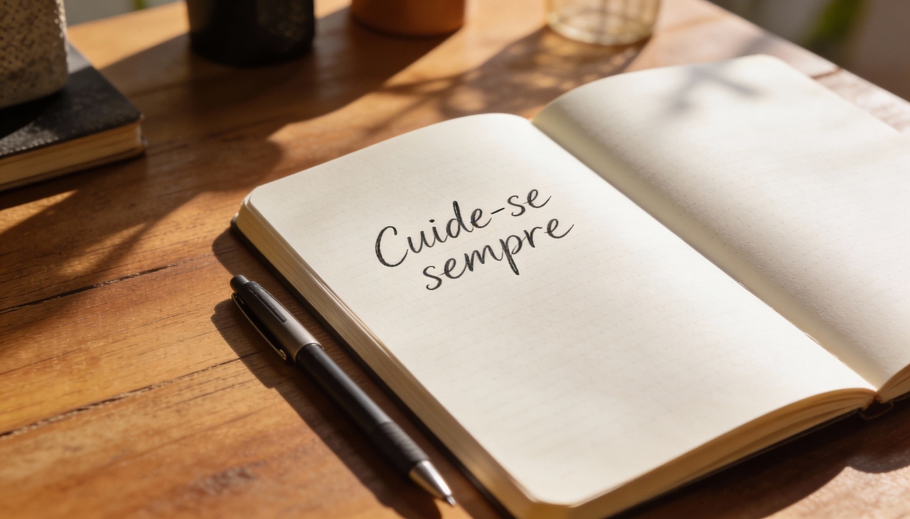 Tudo gira em torno de frases significativas que ganham força no silêncio de uma pausa