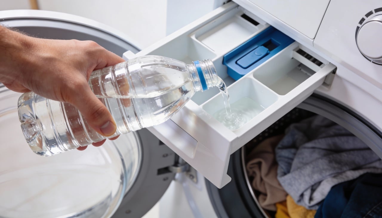 Quando você usa detergente em excesso, parte dele fica presa no tecido mesmo após o enxágue