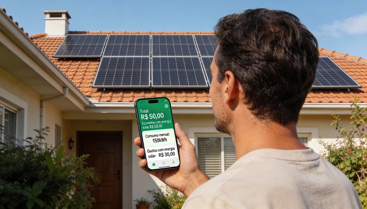 O custo de energia solar para casa própria não é fixo e pode variar bastante entre projetos semelhantes