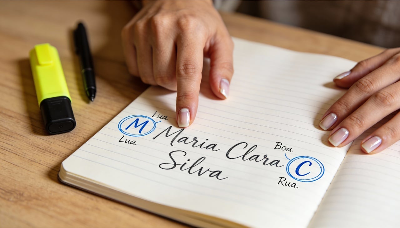 O processo de escolha inicia com a análise cuidadosa da harmonia fonética entre o prenome e o sobrenome da família