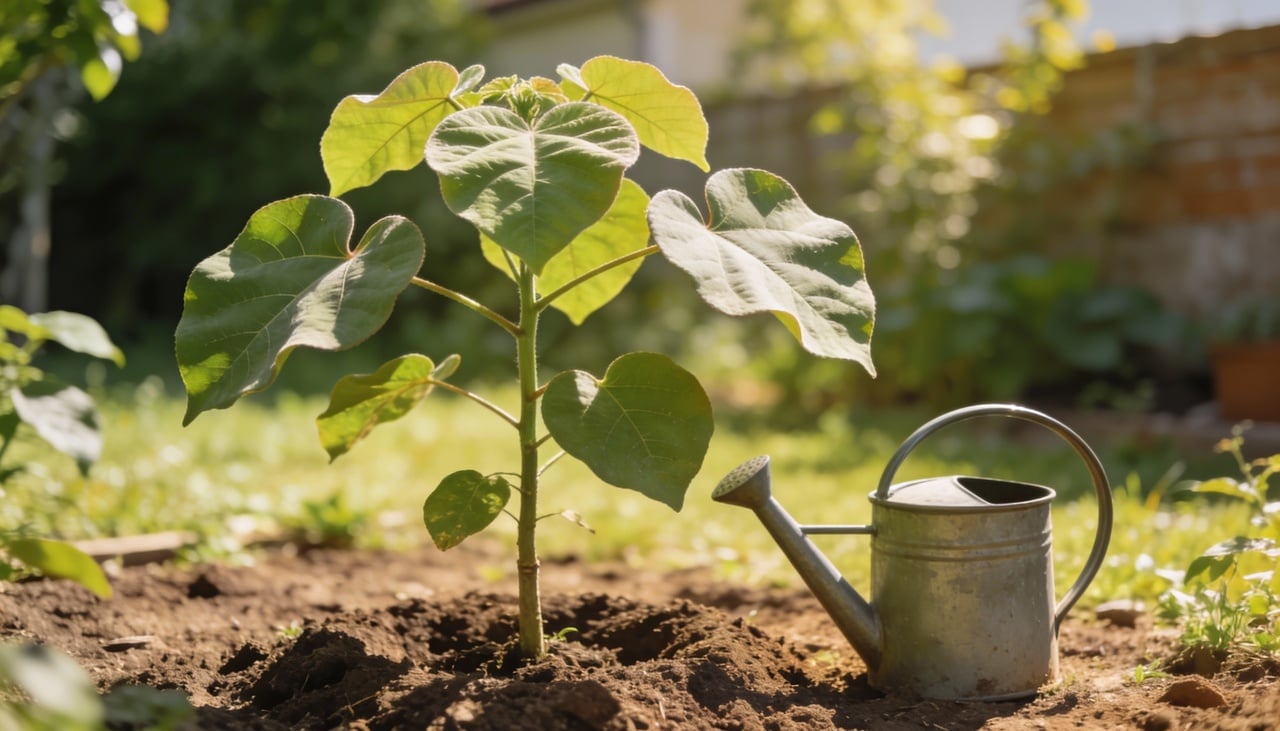 Na primavera, antes mesmo das folhas brotarem, a árvore se transforma num espetáculo visual com suas flores perfumadas em tons de lavanda e rosa