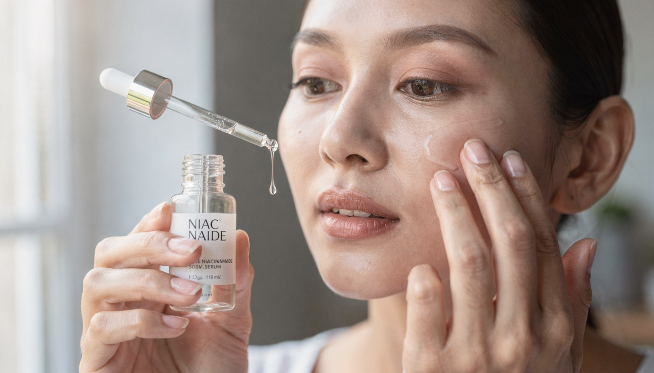 A niacinamida, também chamada de nicotinamida, é uma forma estável da vitamina B3 com ação multifuncional