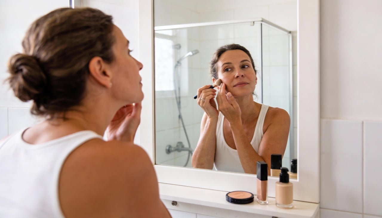 Para que a maquiagem natural para o dia a dia fique bonita e dure mais tempo, a preparação da pele é determinante