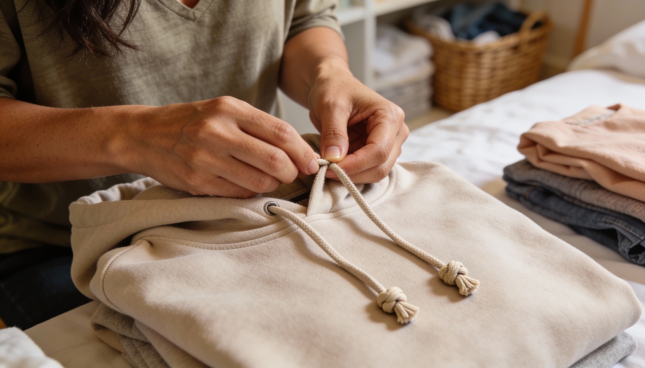 O processo começa ao selecionar um canudo plástico rígido que servirá como guia estrutural para o cordão flexível