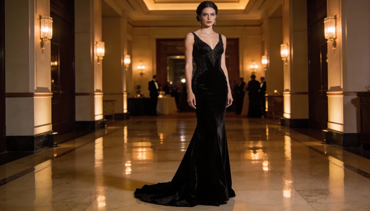 Para festas de gala, é comum que as lojas trabalhem com três níveis principais de preço, variando de modelos mais simples até versões de alta costura