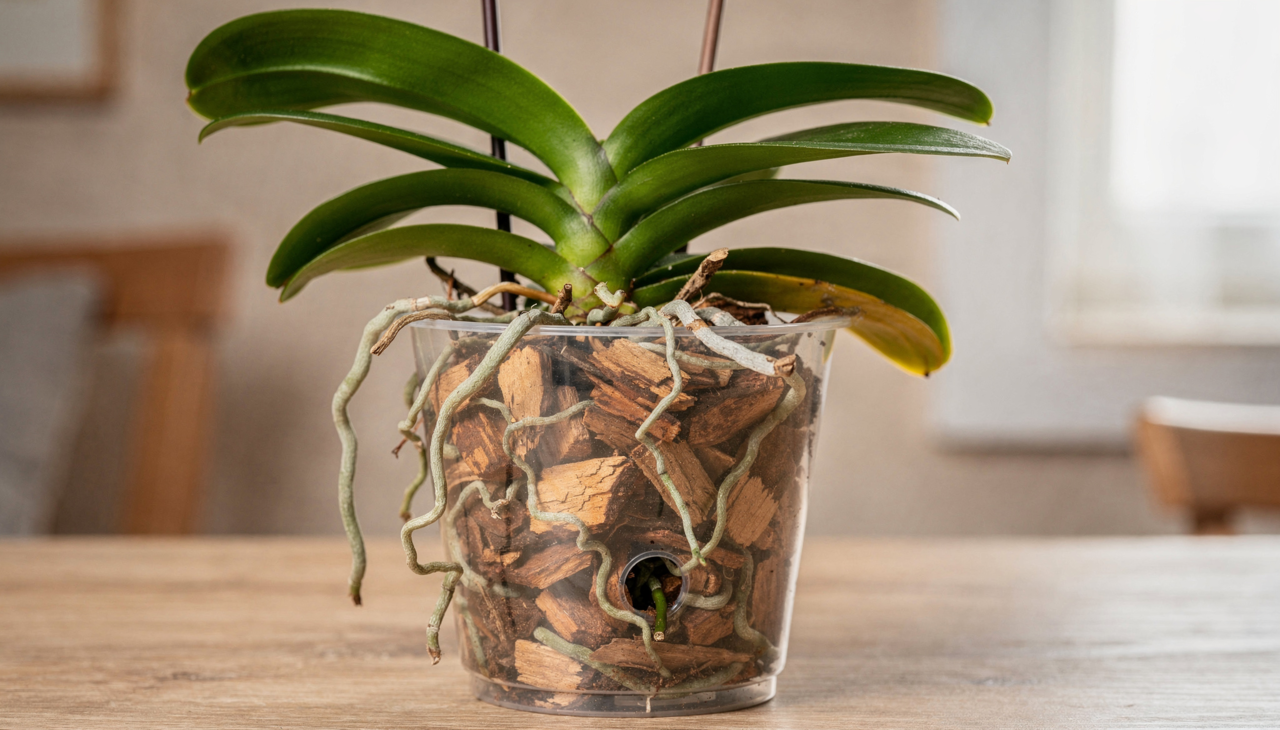 As únicas raízes que devem ser cortadas são aquelas claramente mortas