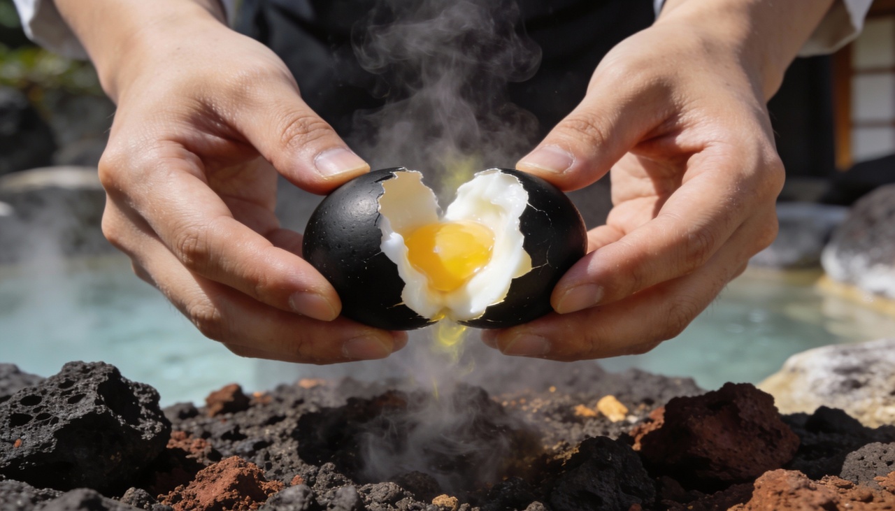Depois desse banho prolongado, os ovos ainda passam por mais 15 minutos de vapor quente para completar o cozimento interno