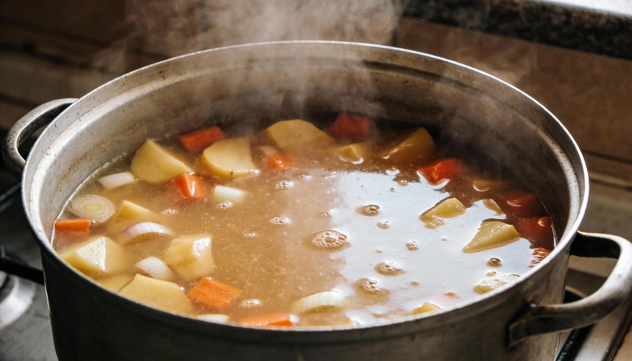 A sopa italiana de feijão é uma receita reconfortante que combina leguminosas nutritivas com vegetais frescos e um toque de cremosidade
