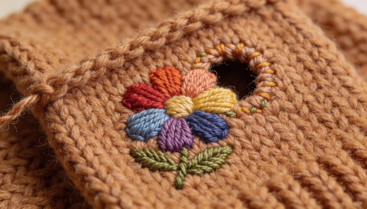 Para começar, escolha uma linha de cor contrastante que combine harmonicamente com a tonalidade da sua blusa ou moletom