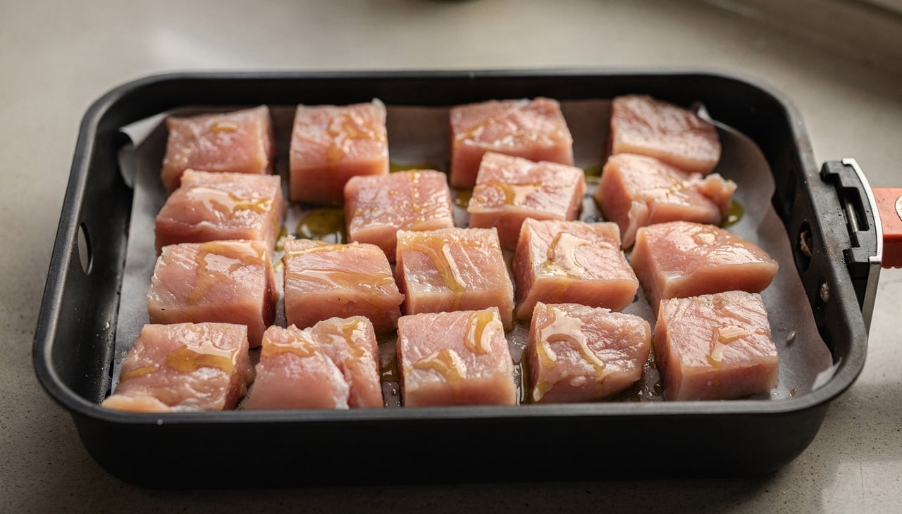 Cada parte do frango possui uma densidade diferente e exige um tempo específico para não passar do ponto e perder o suco natural