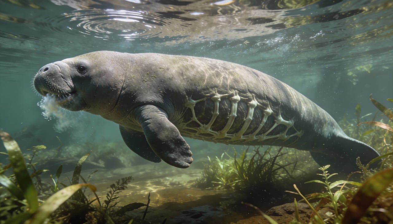 O animal reduz drasticamente a frequência cardíaca para economizar energia durante o repouso nas profundezas