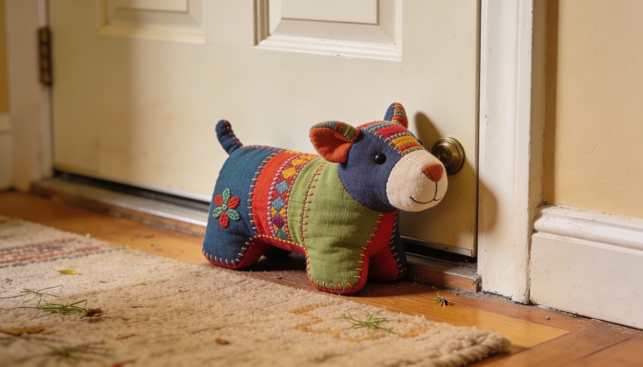 A confecção de um protetor de porta começa pela escolha de um molde que combine com a decoração do seu espaço atual