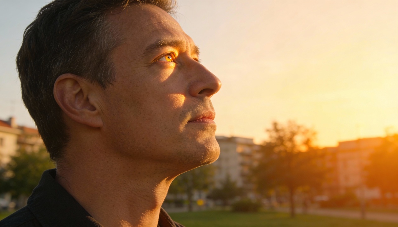 A radiação natural atinge os fotorreceptores dos olhos e envia sinais imediatos para o núcleo supraquiasmático