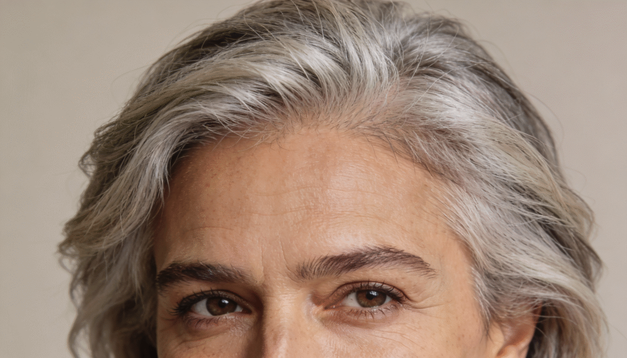 Cabelos brancos surgem como mecanismo biológico de proteção do folículo capilar.