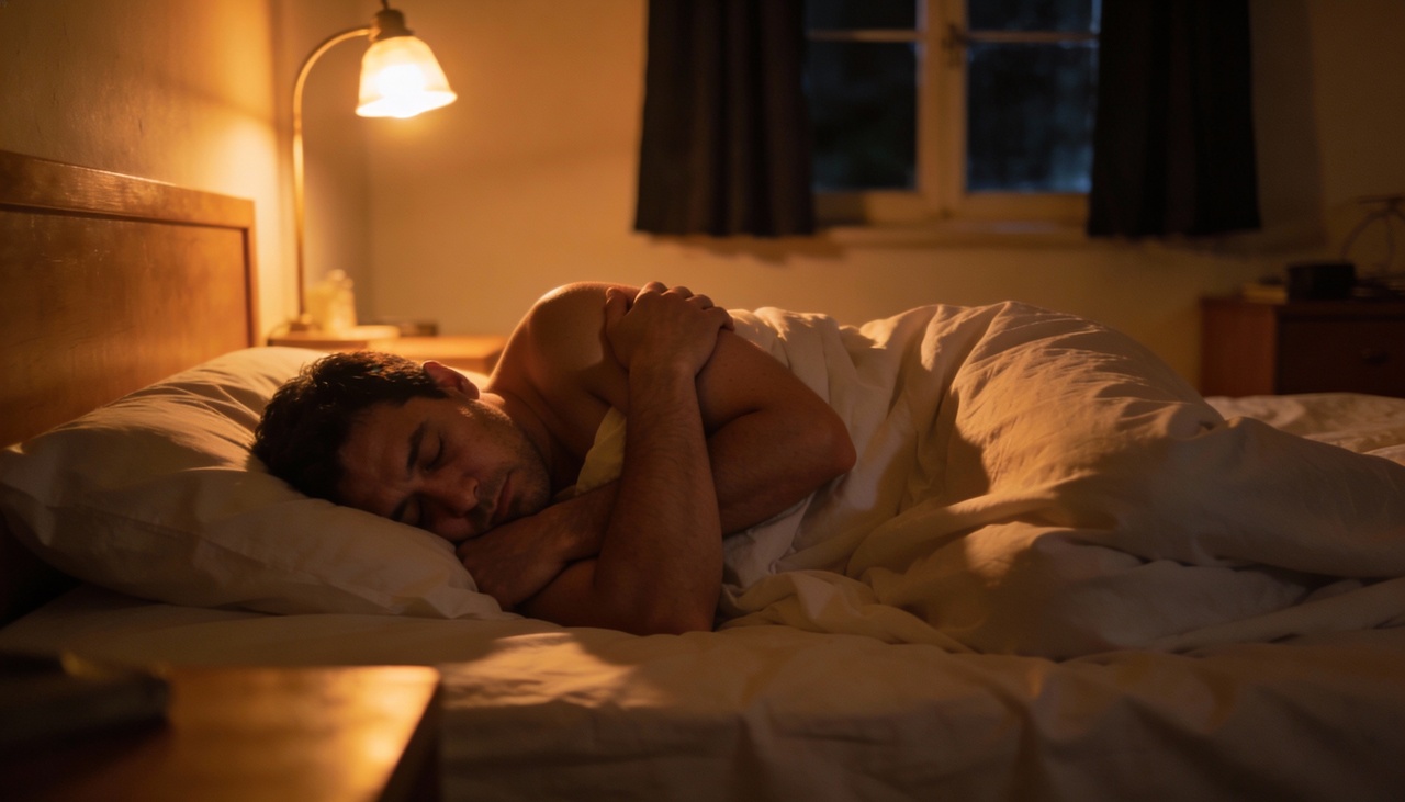 A posição fetal sugere um desejo inconsciente de proteção e retorno ao conforto do útero materno