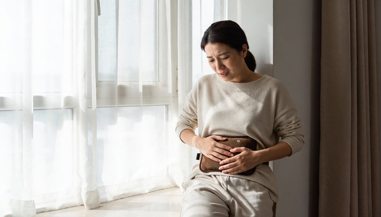O coletor menstrual é um copinho de silicone médico ou material similar, dobrado para ser inserido no canal vaginal