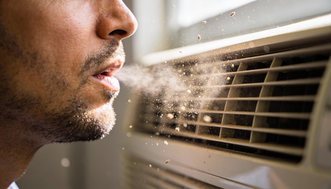 O filtro de ar-condicionado foi projetado para segurar partículas que circulam no ar