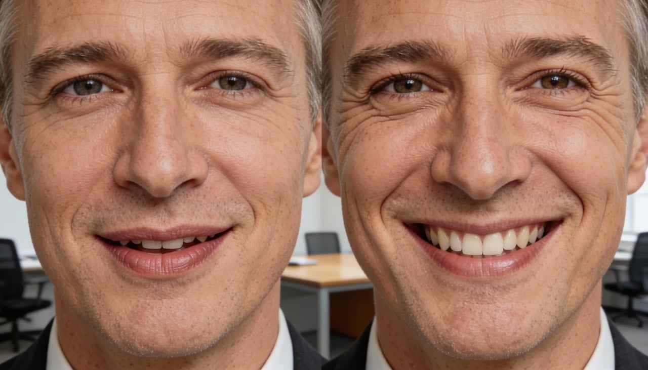 Muitas pessoas tentam forçar simpatia apenas com a boca, mas o olhar revela a verdadeira intenção por trás da fala