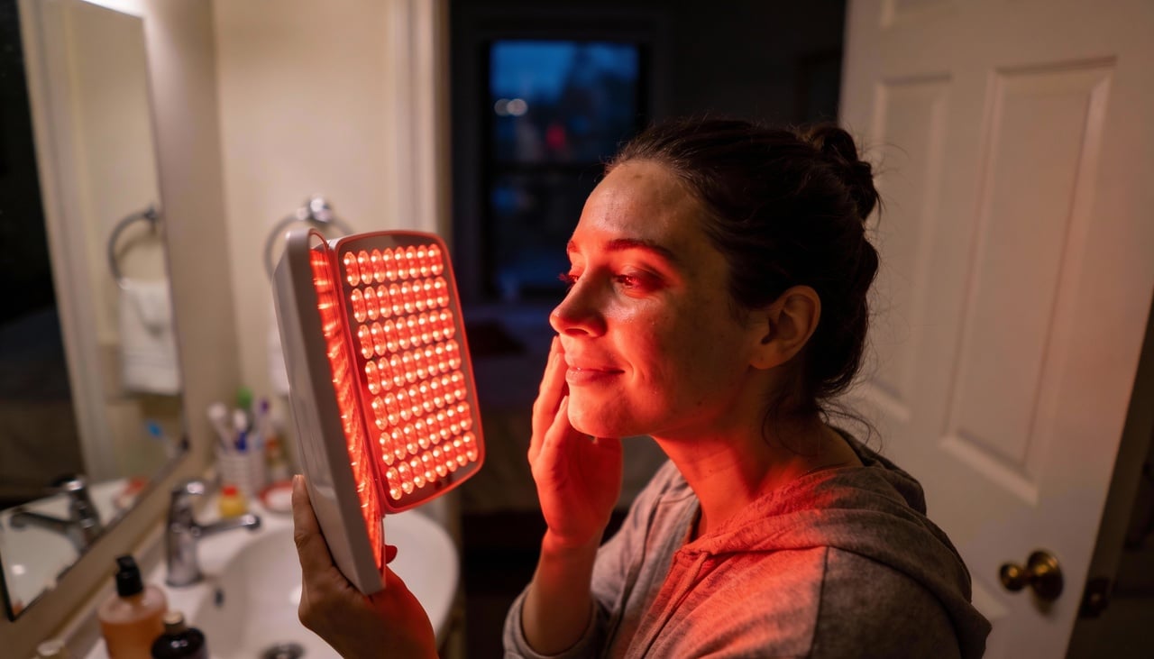 A luz vermelha penetra nas camadas profundas do tecido epitelial para estimular as mitocôndrias de forma direta