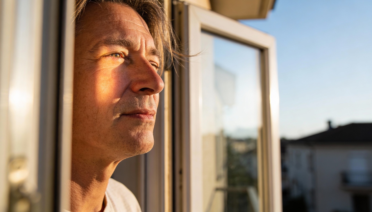 A radiação natural atinge os fotorreceptores dos olhos e envia sinais imediatos para o núcleo supraquiasmático