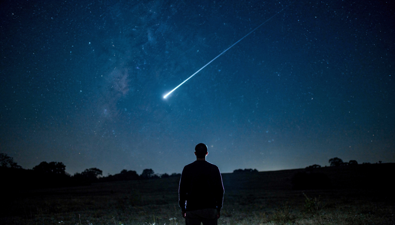 A interpretação mais difundida no senso comum associa a estrela cadente à realização de desejos